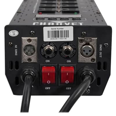 Chauvet PRO-D6 6 Ch 20A DMX-512 Dimmer Switch Pack 115V and 230V+Moving Head image 15