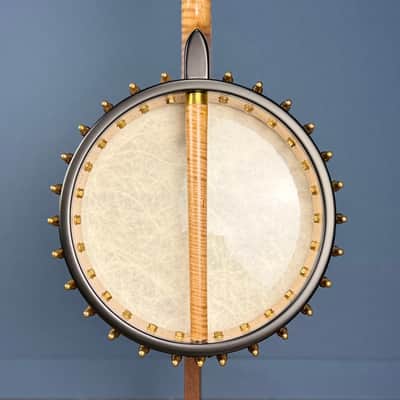 Ome Wicklow 11" 19-Fret Tenor Curly Maple Openback Banjo with Rolled Brass Ring image 4
