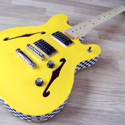 TPP Custom Shop Fender Squier Starcaster "New York Taxi Cab" Tribute - Seymour Duncan Designed image 1