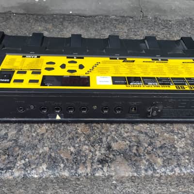 Boss ME-8B Bass Multiple Effects Pedal 1996 - 2001 - Black and Yellow image 2