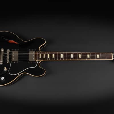 2015 Gibson Memphis ES-339 Block Inlays - Satin Ebony | USA Semi-Hollow Custom Burstbucker Humbucker Pickups 3.35kg | CoA OHSC image 3