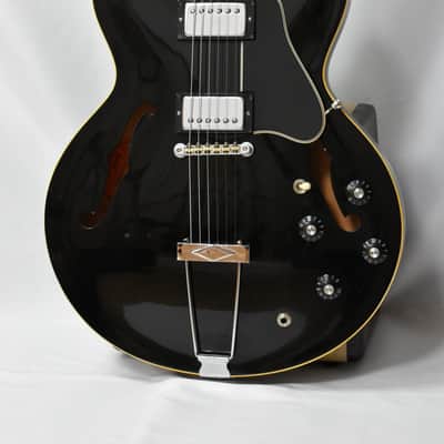 RARE! 1968 Gibson ES-335TD Custom Colour Factory Black w/OHSC & Paperwork image 8