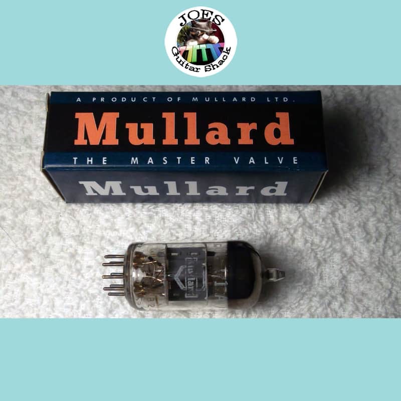 60s Mullard 12AT7 Blackburn Britain Smooth Plate Tube, Like New Super Strong Rate 6000/6000=104% #058 image 1