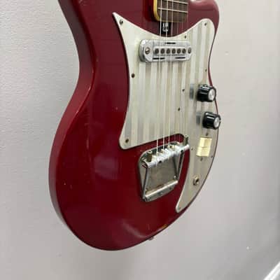 Teisco Del Rey E-120 1960s - Wine Red image 3