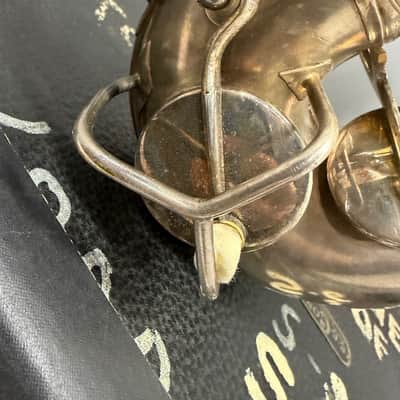 Vintage Pre War Conn New Wonder Alto Saxophone Silver with Gold Wash Bell 1922-23 image 21