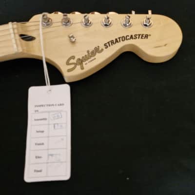 Squier Affinity Series Stratocaster Electric Guitar, Maple, Lake Placid Blue (DAMAGED) image 9
