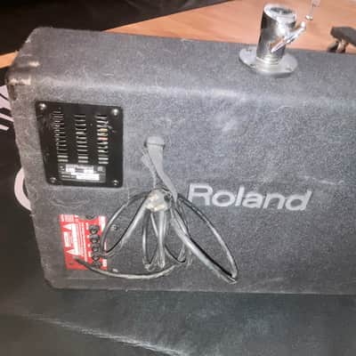 Roland PM-1 Personal Monitor 4-Channel 60-Watt 1x12" Electronic Drum Amp 2002 - 2005 - Black / Red image 5
