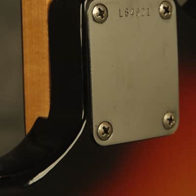 all original 1965 Fender Jazzmaster Sunburst clay dots, January of '65 image 15