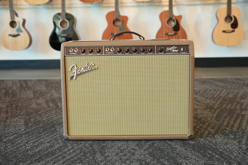 Fender '62 Super Amp Reissue 2-Channel 40-Watt 2x10" Guitar Combo 2025 - Present - Brown / Wheat image 1