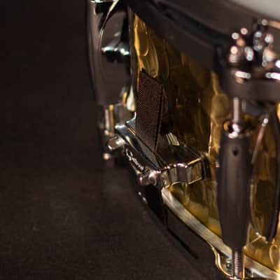 Gretsch 14" x 5" Full Range Hammered Brass Snare Drum image 4