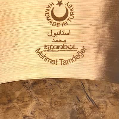 DARK 1/2 LATHE ISTANBUL Mehmet 17” SPLIT CRASH Complex Deep Hammer Hybrid 1118 g MINT! Hamer image 4