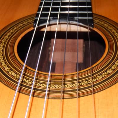 YUKINOBU CHAI CUSTOM 1989 - ROBERT BOUCHET CLASS CLASSICAL CONCERT GUITAR - SPRUCE/BRAZILIAN ROSEWOOD image 9