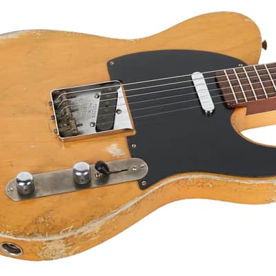 New Fender Custom Shop Andy Hicks Masterbuilt 1951 Nocaster Heavy Relic Nicotine Aged Butterscotch Blonde image 6