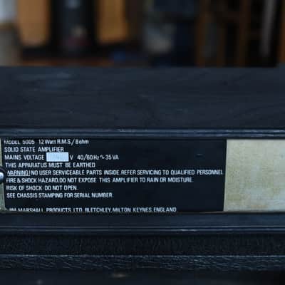 Marshall 5005 Lead 12 5205 Reverb 12 backplate and head shell image 6