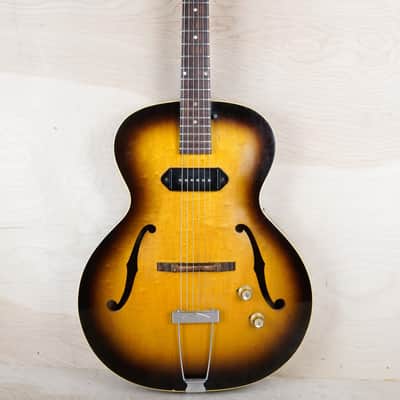 Epiphone Century E422T 1966 Sunburst Vintage Thinline Hollow Body P90 Kalamazoo Michigan USA Gibson w/ Case image 3
