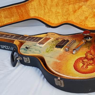 Vintage 1980 Gibson Les Paul Standard *Rare All Silver* USA Folk Art image 15