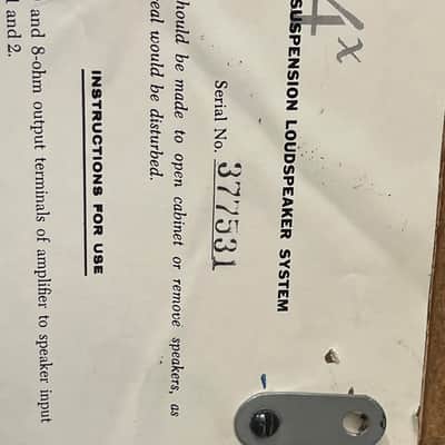 Acoustic Research Vintage AR-4X Acoustic suspension loudspeaker system image 19
