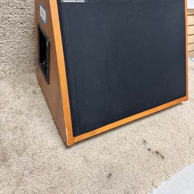 (A) SoundTech CX1 Wood Panel Wedge Monitor Speaker image 2
