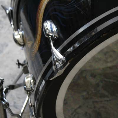 Slingerland 4-Piece Drum Set 12-13-16-22 1970s - Black image 17