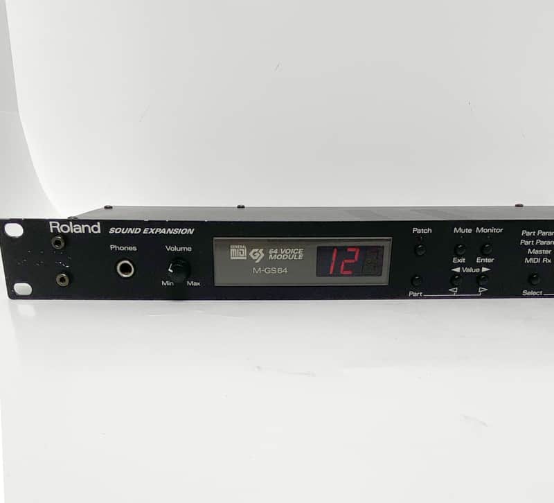 Roland M-GS64 General MIDI 64 Voice Module Sound Expansion Rack 1995 image 1