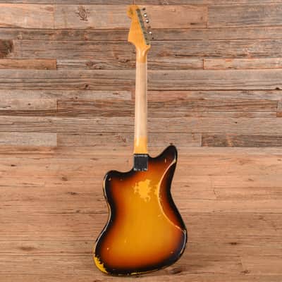 Fender WW10 '59 Reissue Jazzmaster Heavy Relic Aged 3-Color Sunburst 2022 image 5