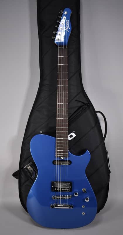 2024 Manson M-Series MB-1 Sustainer Gloss Bluebell Finish W/MONO Bag image 1