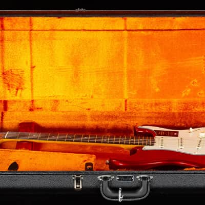 Fender American Vintage II 1965 Stratocaster Round-Lam Rosewood Fingerboard Candy Apple Red (334) image 7