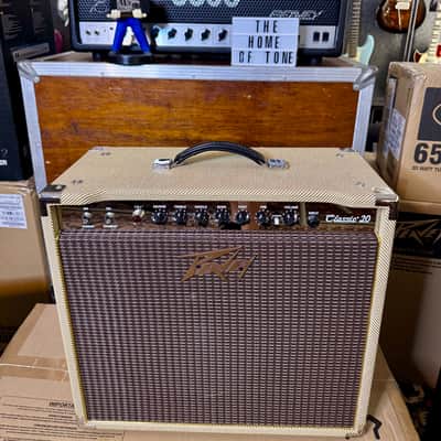 Peavey Classic 20 Guitar Combo Amplifier 1x12” Tweed ( 20W/5W/1W) Recording  USB Interface image 14