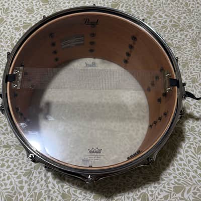 Pearl Session Studio Select 14x8 Snare Drum Gloss Barnwood Brown - Mint image 3
