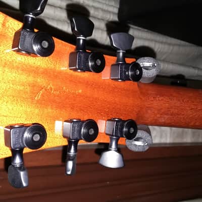 Marchione 59 burst semi Hollow  2016 Amber image 6