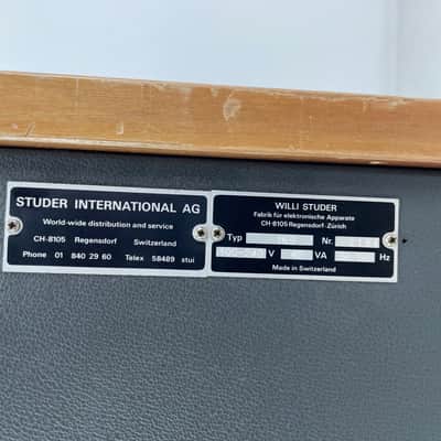 Studer - 169 - Studio Mixer - Inc. Manual/Spare-Parts/Breakout-Box - Serviced (Recapped) image 19