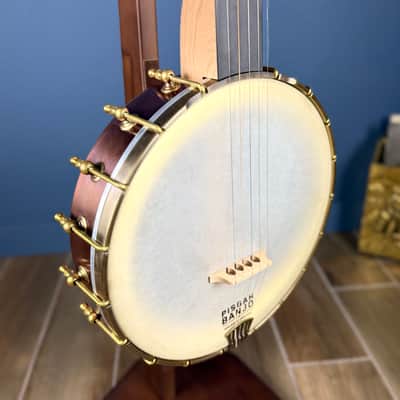 Pisgah A-Scale Cherry Rambler Special 5-String Banjo with 11" Copper Spun-Over Rim image 8