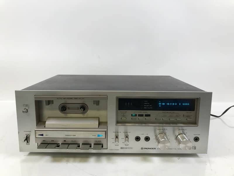 Pioneer CT-F750 4-Track Stereo Cassette Tape Deck (1979 - 1981