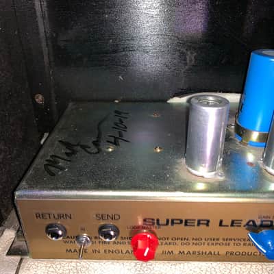 Mark Cameron 1997 Nuevo Jose mod Marshall Anniversary SLP 100 watt head image 4