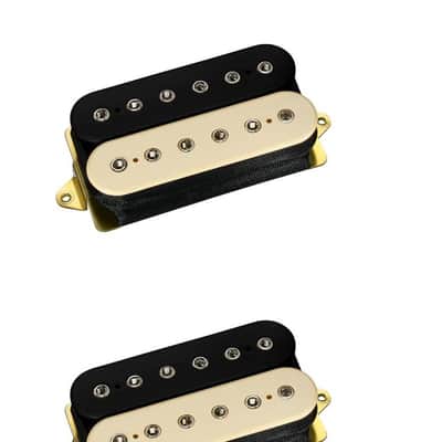 DiMarzio DP213 PAF JOE Humbucker Pickup, F-SPACED BLACK & CREAM - new image 3
