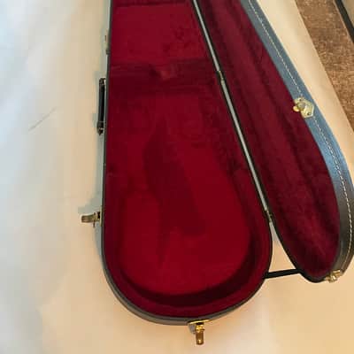 1980's Kramer USA Violin Teardrop Black Tolex Hardshell Electric Guitar Case image 20