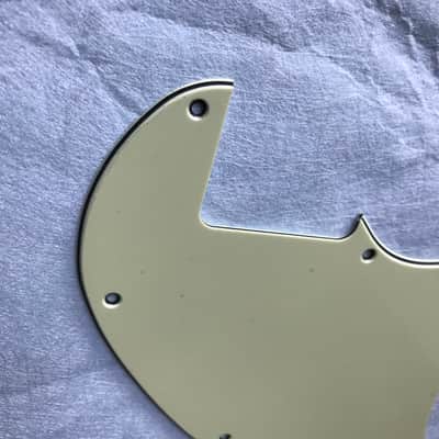 Blank Custom New 3Ply Vintage Green Guitar Pickguard For Tele F Hole Hybrid Convertion image 3