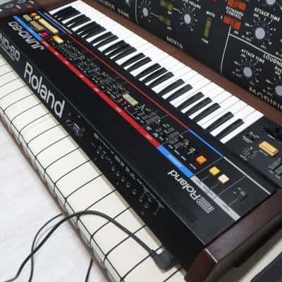 Roland Juno-60 with Tubbutec midi + controller + hardcase, FULLY RESTORED, MINT! image 13