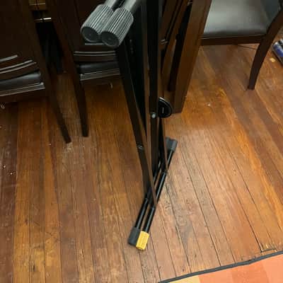 Hercules KS120B EZ-LOK Double-X Keyboard Stand 2010s - Black image 3