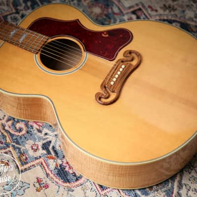 2012 Gibson SJ-200 Studio Super Jumbo Acoustic Guitar Natural image 10