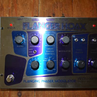 Electro-Harmonix Flanger Hoax Phaser / Flanger Modulator 2010s - Blue / Purple image 1