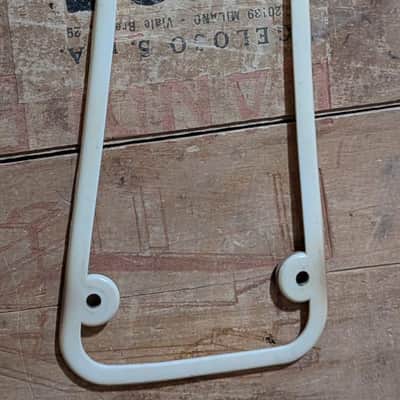 Vintage Jen Elettronica White Cream Rubber Base Trim - Original part for Vox Jen Cry Wah Baby 1970s image 4