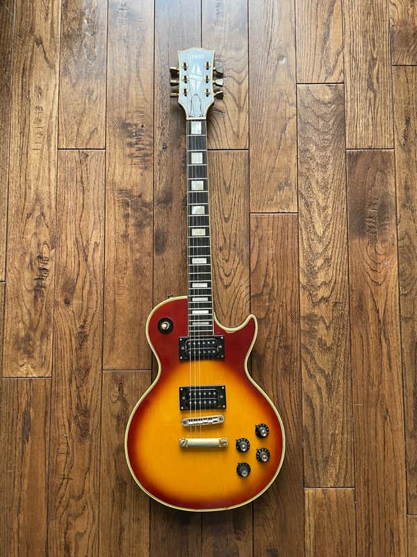 Vintage 1970s Greco EG 480 Electric Guitar LP Custom Burst Maxon