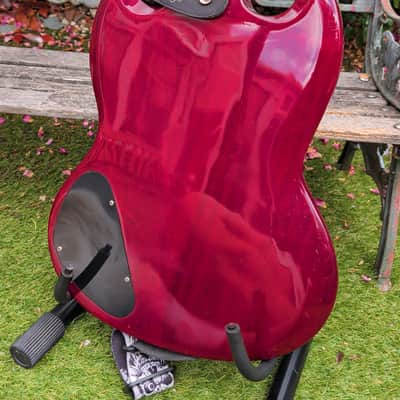 Vintage VS6-CR Reissued Series Double Cut with Gold Hardware 2010s - Cherry Red image 15