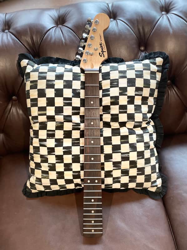 Flamed Squier Stratocaster Neck Rosewood image 1