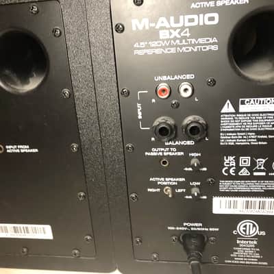 M-Audio BX-4 Active Studio Monitor Pair 2020 - Present - Black image 3