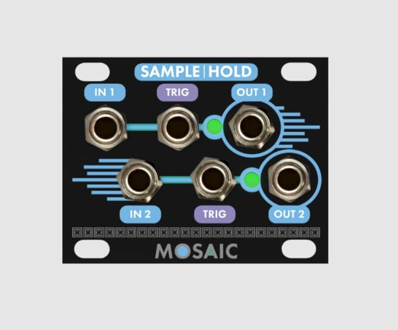 MOSAIC 1U SAMPLE AND HOLD BLACK : BRAND NEW :  [DETROIT MODULAR] image 1