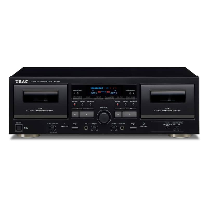 TEAC W-1200 Double Cassette Deck Player image 1