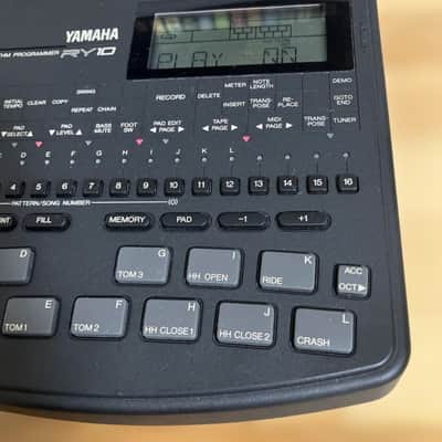 Yamaha RY10 1992 Black Rhythm Programmer Drum Machine image 7