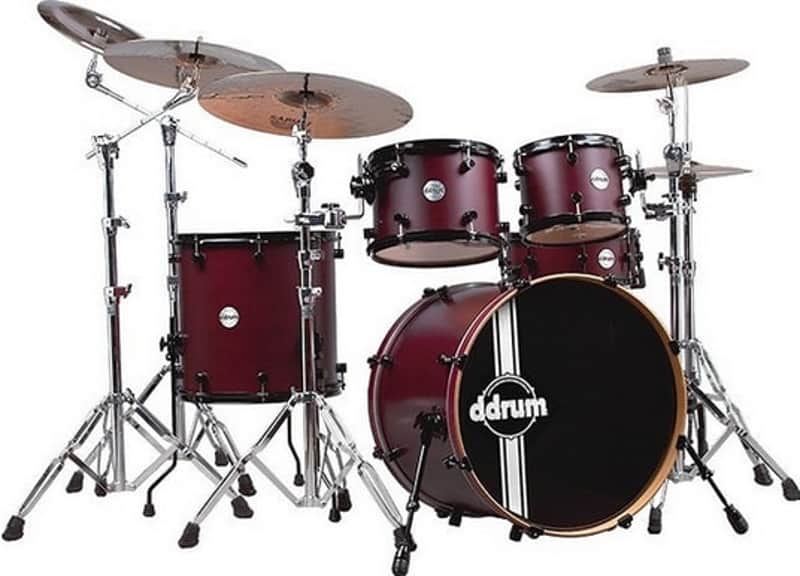 ddrum Reflex RSL Wine Red Bass Drum 18x22 image 1